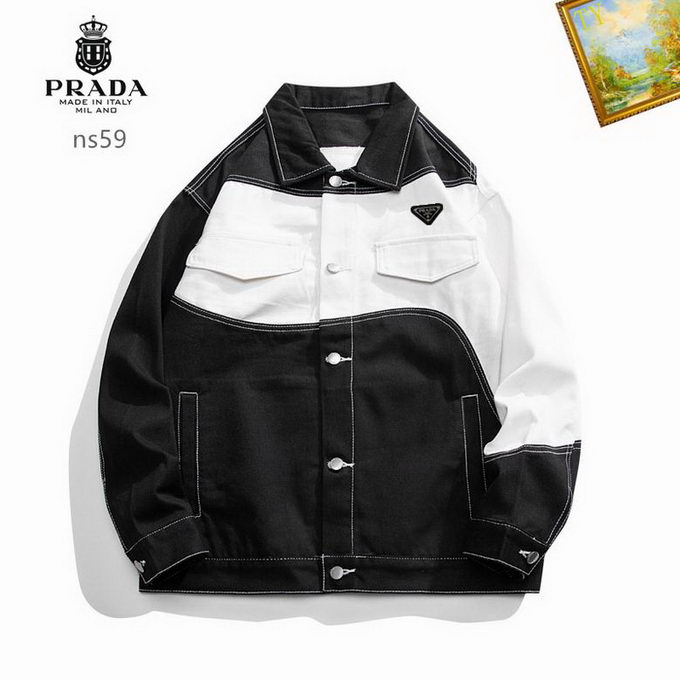 Prada Denim Jacket Mens ID:20250925-55